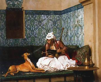 Arab or Arabic people and life. Orientalism oil paintings 552